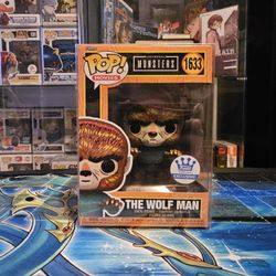 The Wolf Man Funko Pop RARE 