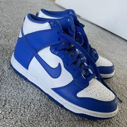 Blue Nike High Dunks