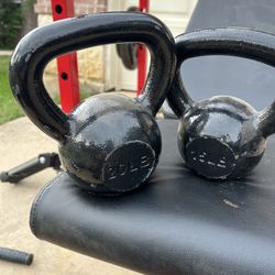 15-20lbs kettlebells $60 for both not separating