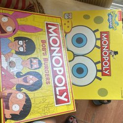 SpongeBob And Bobs Burgers Monopoly 
