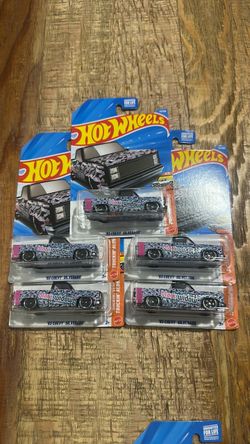 Hot Wheels '83 Chevy Silverado Black Widow – Lot of 5