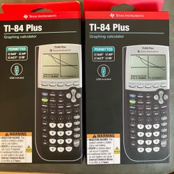 Texas Instruments TI-84 Plus Graphing Calculator (x2)