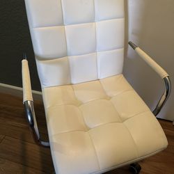Vanity Leather Chair