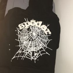 Spider Hoodie Black And White