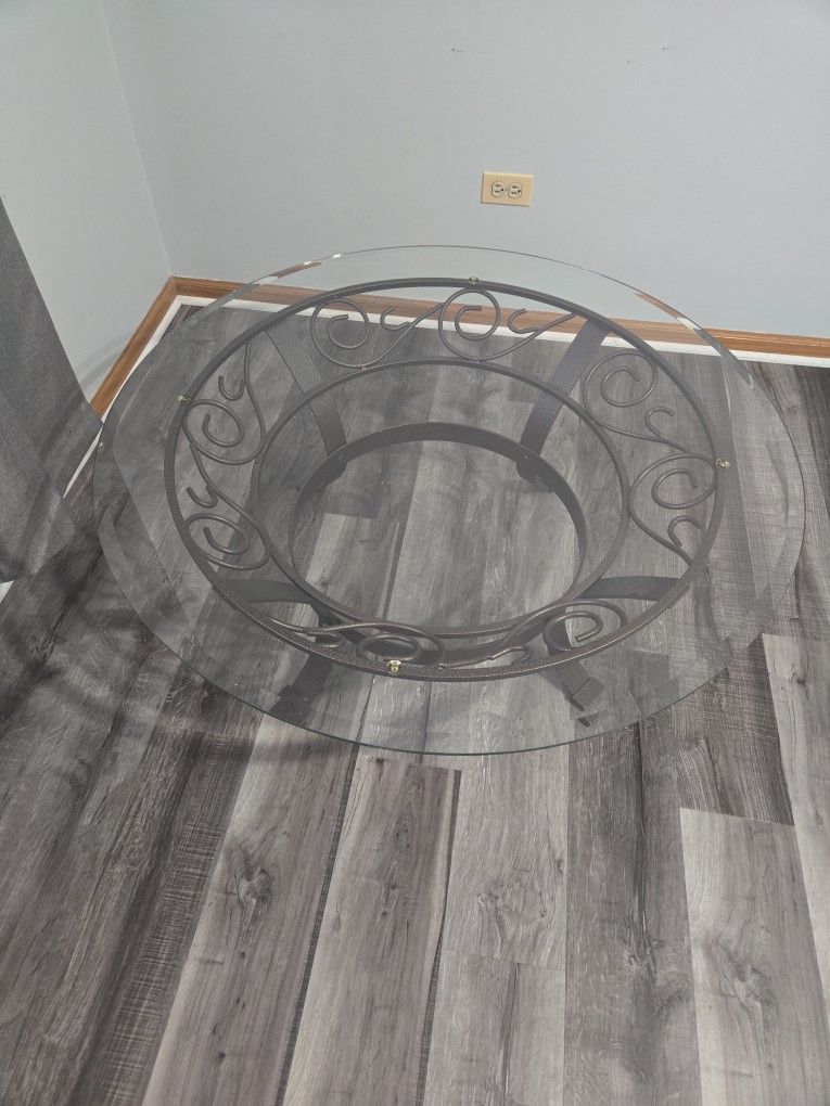 Round Glass Coffee Table