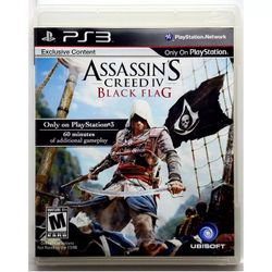 Assassin's Creed IV Black Flag - Sony Playstation 3 Pristine Tested Authentic