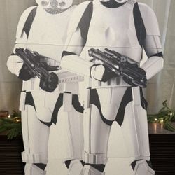 Cut out cardboard for Star Wars parties. 