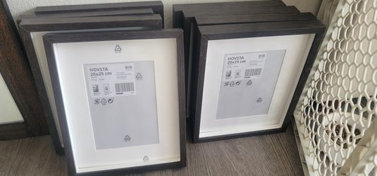 $40 NEW!! (8) IKEA Black/Brown Picture Frames
