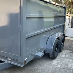 Smooth Plate Dump Trailer