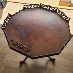 Antique Round Side Table