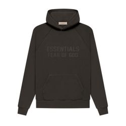 Fear Of God Essentials Hoodie ‘Off Black’