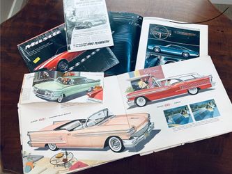 Vintage automobile sales brochures for Oldsmobile