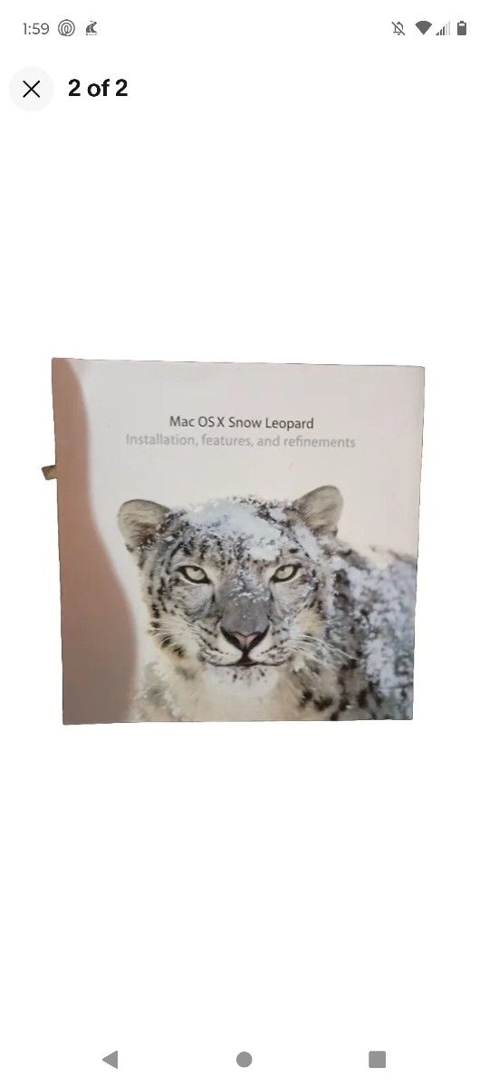 Apple Snow Leopard Mac OS X 10.6.3 Operation System