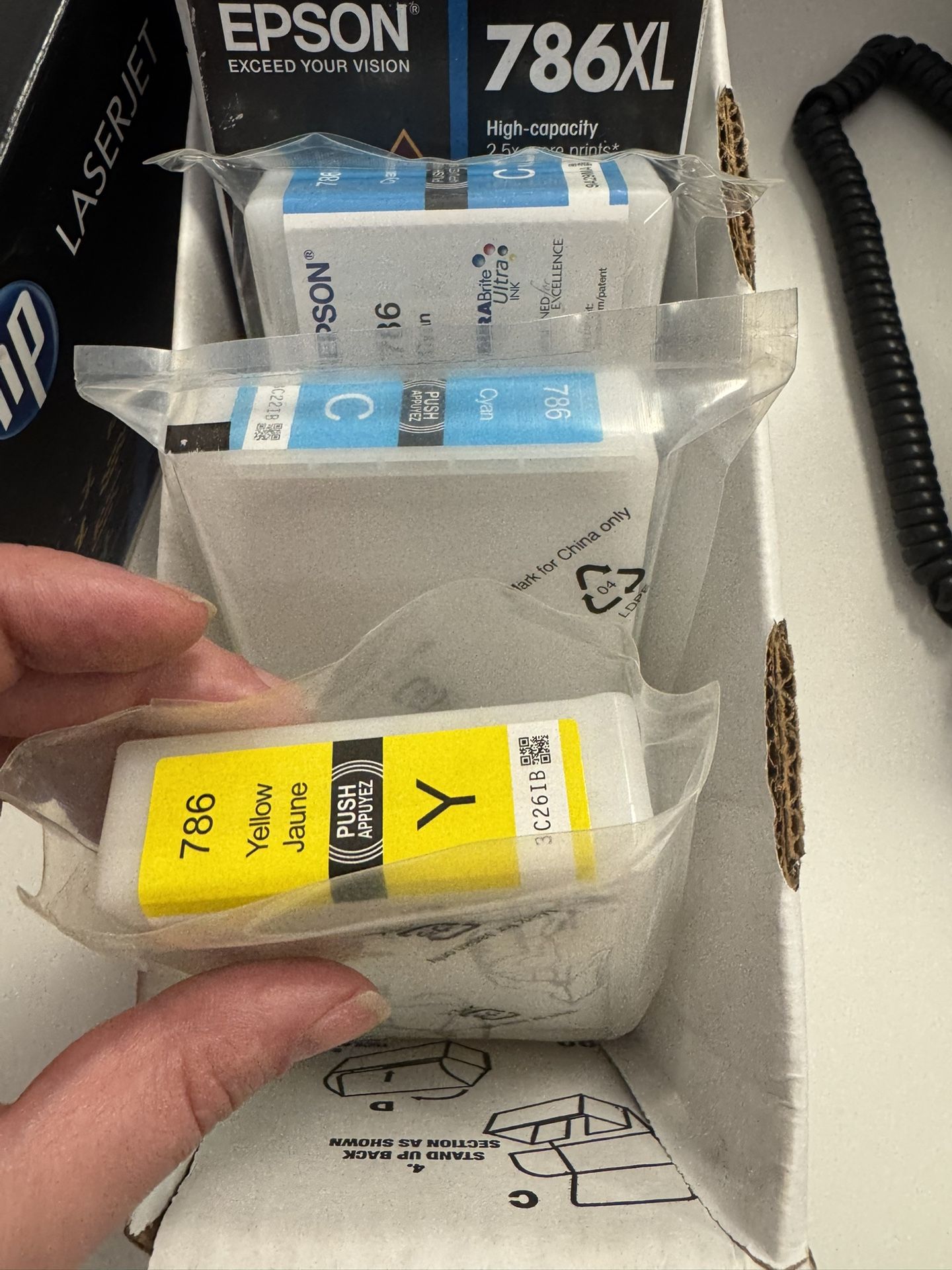 Epson 786XL Ink Cartridges – New & Sealed (High Capacity)