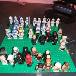 51 LEGO Star Wars minifigures Authentic 