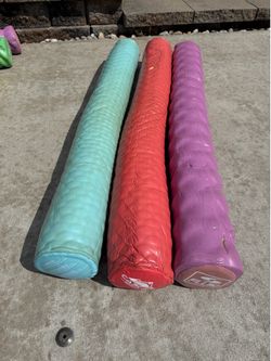 XL Pool Noodles Set of 3, in fair to good shape.