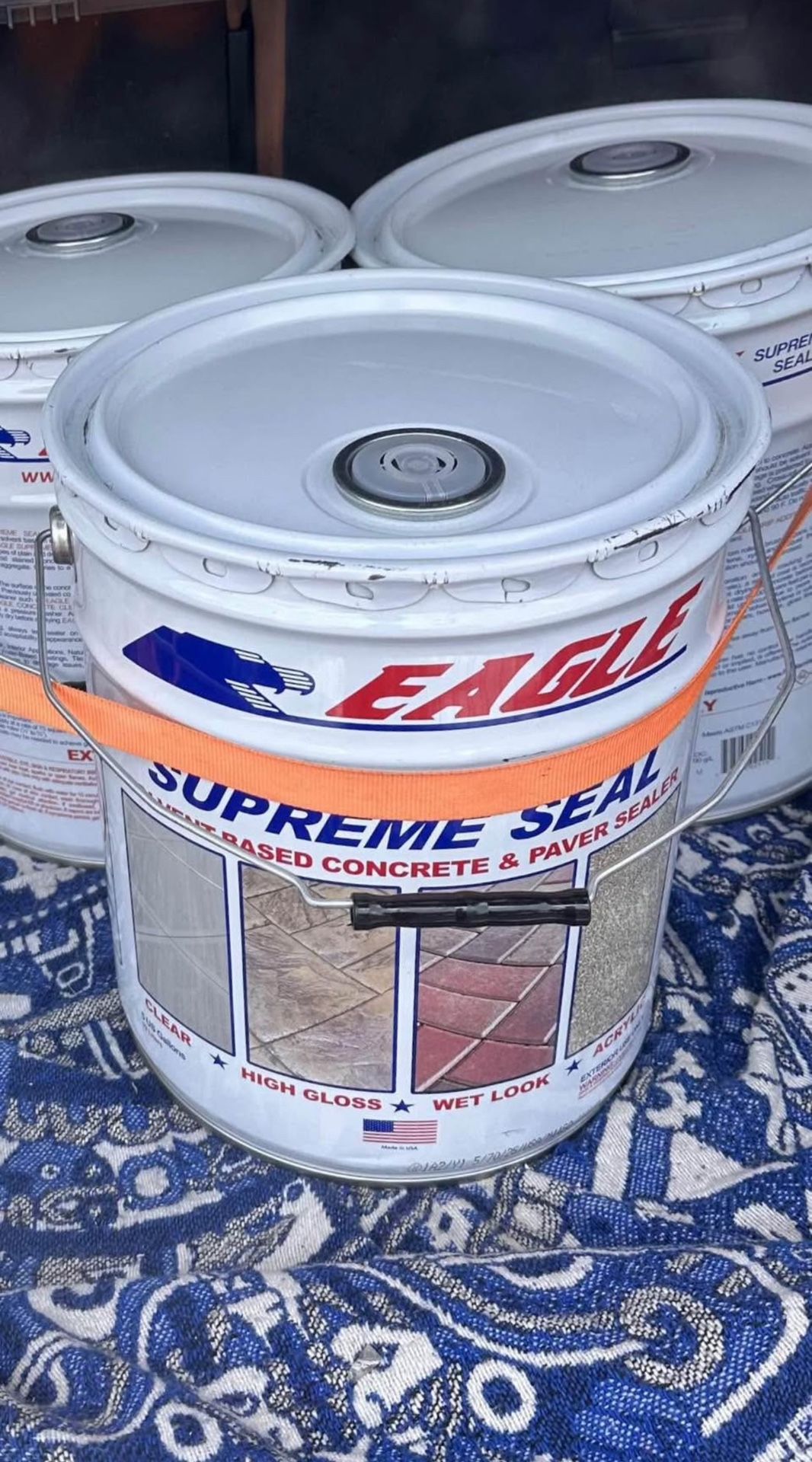 Supreme Seal 5 gal. High-Gloss Low VOC Solvent-Based Concrete Sealer