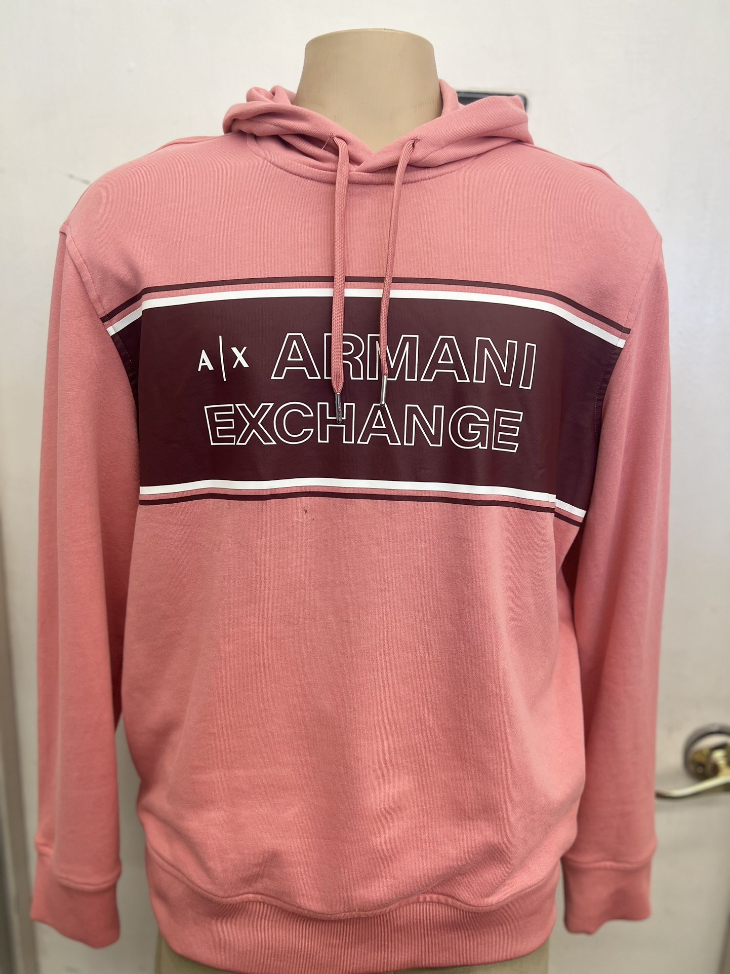 Armani Exchange Hoodie Pink L