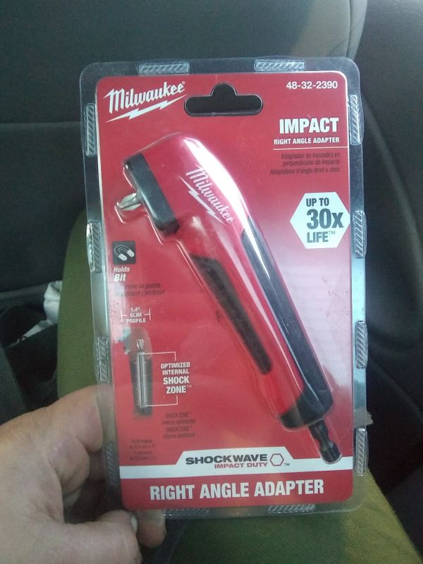 Milwaukee impact right angle adapter for Sale in West Sacramento, CA