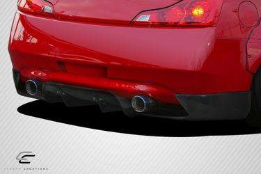 Blemished 2008-2015 Infiniti G Coupe G37 Q60 Carbon Creations LBW Rear Diffuser - 3 Piece