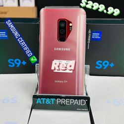 Samsung Galaxy S9+ 64gb Red (Factory Unlocked) **SAMSUNG CERTIFIED**