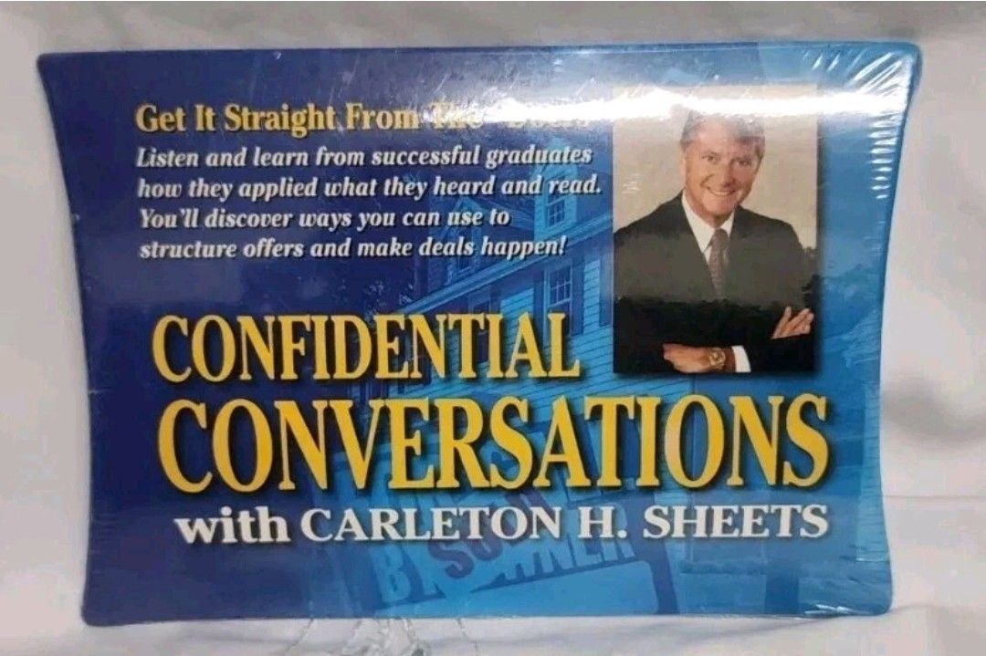 Confidential Conversations With Carleton H. Sheets Cassette Tape - New Sealed
