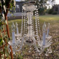 Glass antique ceiling lamp