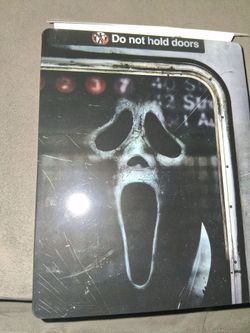 SCREAM  STEEL BOOK CASE 4K ULTRA HD  $60.00