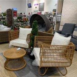 Brand new-Delray All Weather Wicker 3 Piece Outdoor Furniture Set