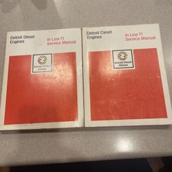 Detroit Diesel V-71 Engine Service  Manual Vol 1&2