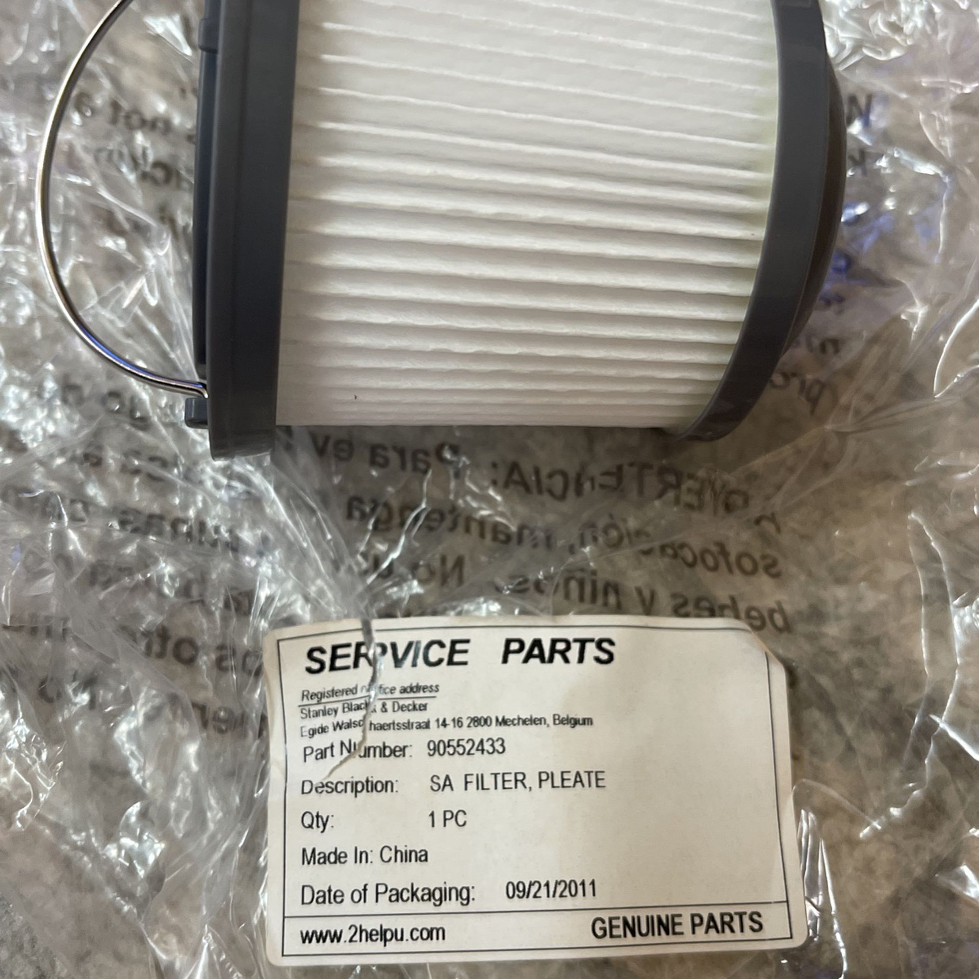 2 New Black And Decker PVF110 Filters