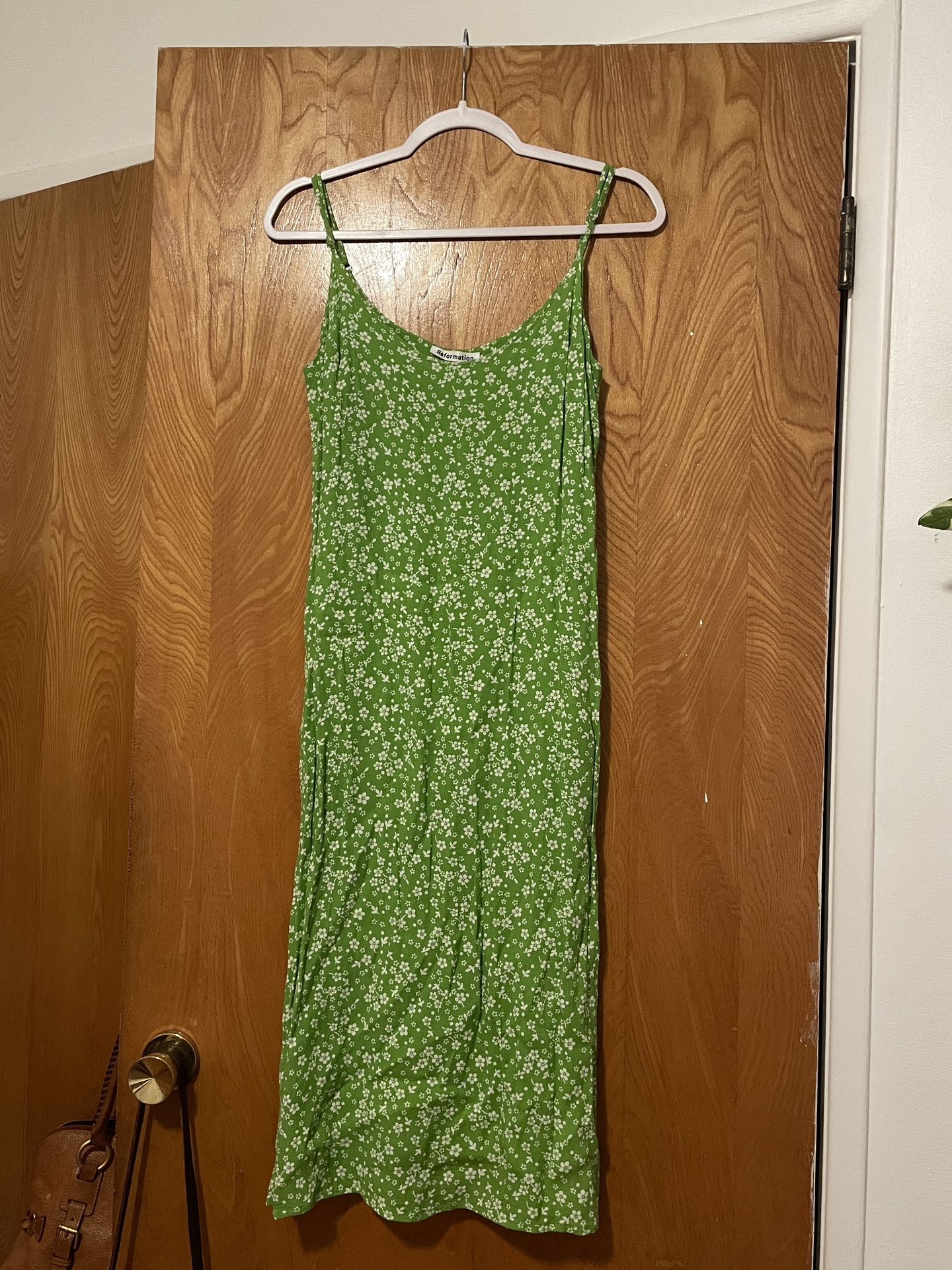 Reformation green midi dress size 10 - joarbit.com