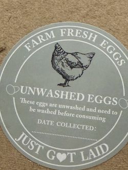 Farm fresh eggs