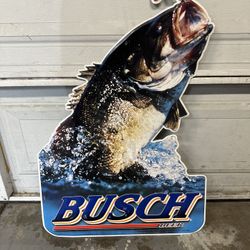 Busch Manage Garage Sign Metal