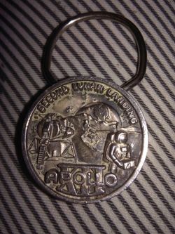 Apollo 12 key chain holder