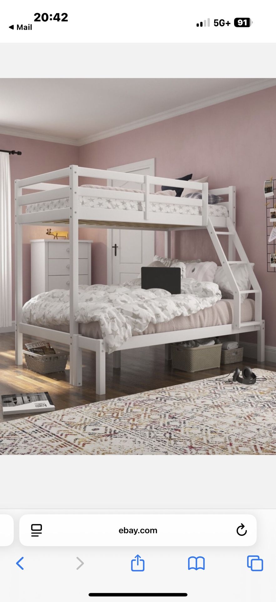 Twin Over Full Bunk Bed