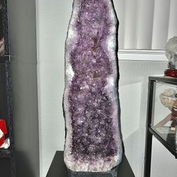 Amethyst Cathedral W/ Okenite Inclusions $950 OBO