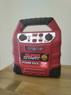 Super Start Power Pack 600 Peak Amp Jump Starter AGM Portable Power Supply