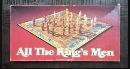 Vintage RARE All the Kings Men Board Game Complete just $5