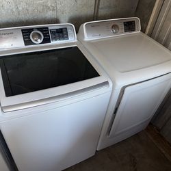 Samsung washer and electric dryer 4.5&7.4 cuft