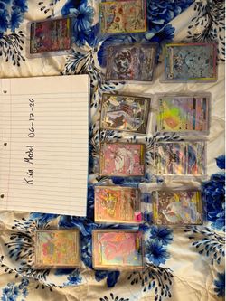 Pokemon cards raw and slabs