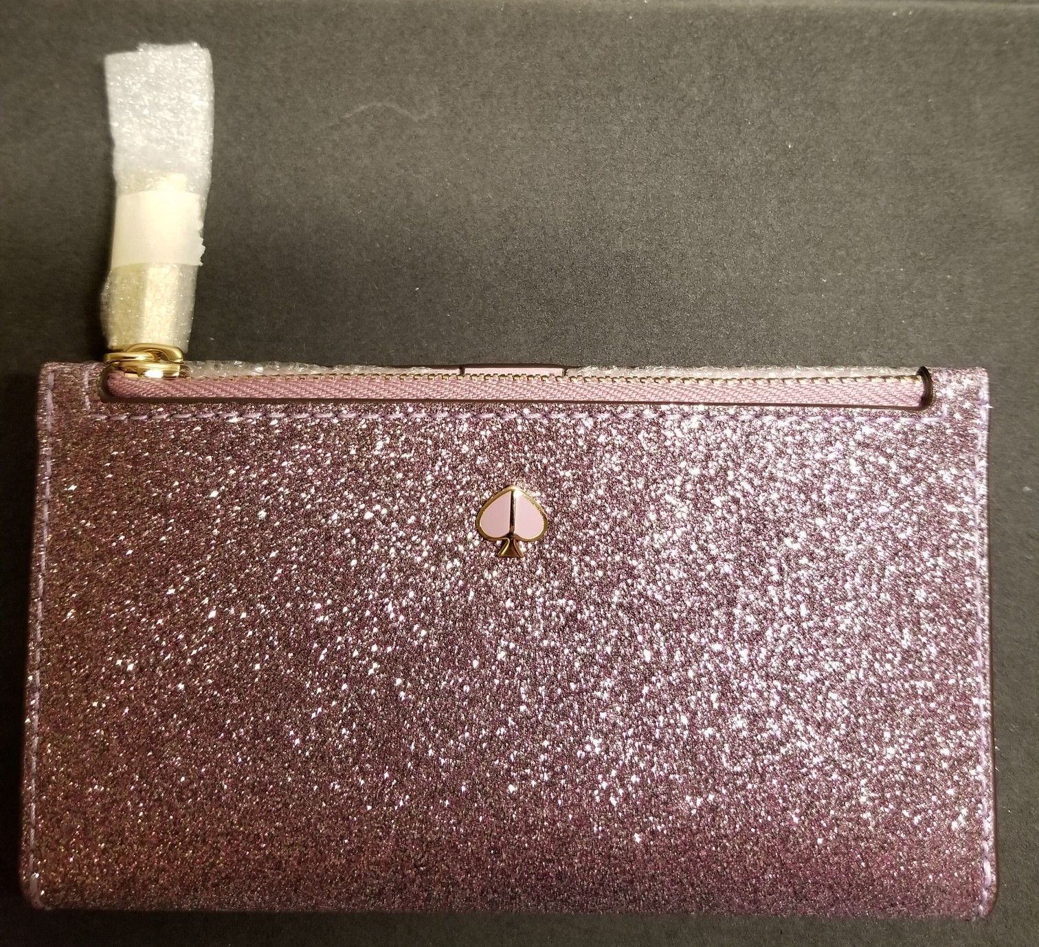 Kate Spade Burgess Court Small Slim Bifold Wallet (Lilac)