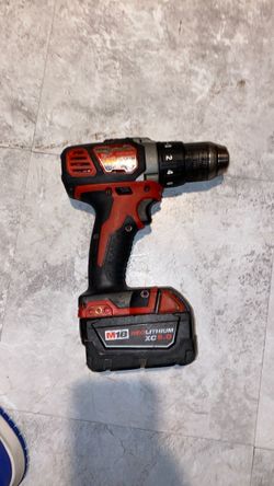 Milwaukee impact drill with battery