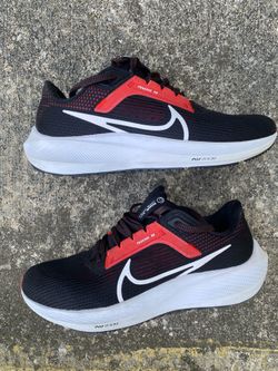 nike air zoom pegasus 40 DV3853-003 Black And Red Crimson Size 6.5