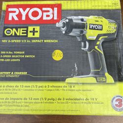 ONE+ 18V Cordless 3-Speed 1/2 in. Impact Wrench (Tool-Only)