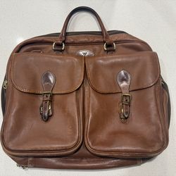 King Ranch Full Grain Leather Briefcase / Laptop Bag – Luxury Western