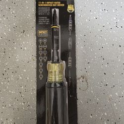 Klein Tools 11-in-1 Impact-rated Screwdriver/nut Driver 