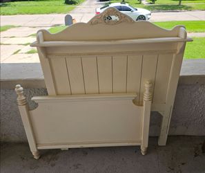 kids twin bed complete with mattress and box