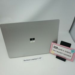 Microsoft Surface Laptop 3 15 Inch - $39 Down Today 