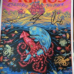 Autographed Primus Poster